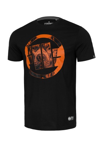 2140509000 T-Shirt Orange Dog 24 Black 01 B&amp;W.jpg