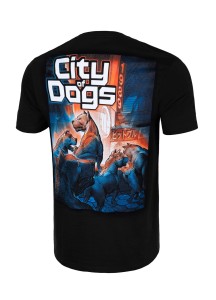 Koszulka męska z nadrukiem PIT BULL T-SHIRT CITY OF DOGS 24